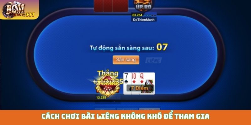 Cách chơi bài Liêng không khó để tham gia