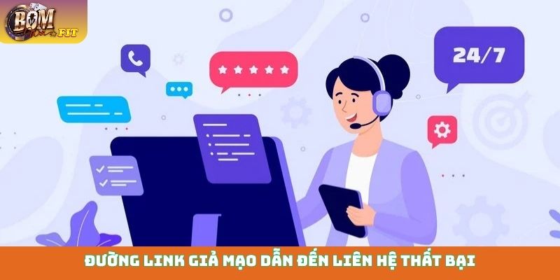 Liên hệ Bomwin Đường link giả mạo dẫn đến liên hệ thất bại